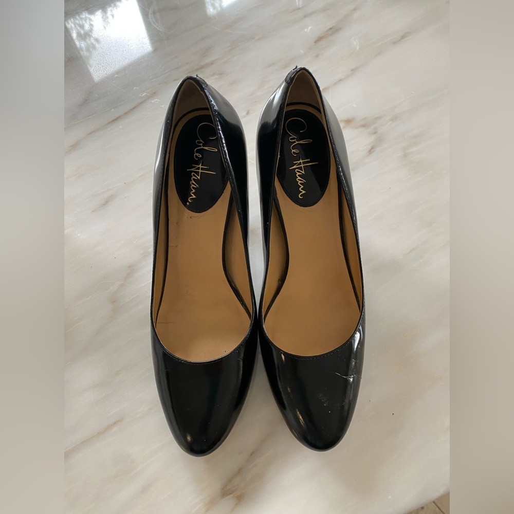 Cole Haan Black Patent Heels